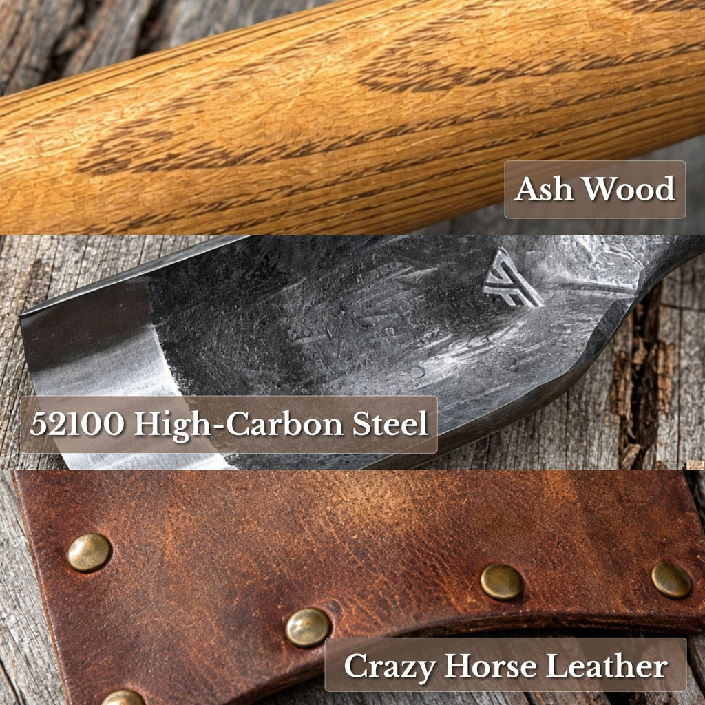 Timber Framing Rounded Chisel, 20 - 100 mm (0.8 - 3.9 inches)