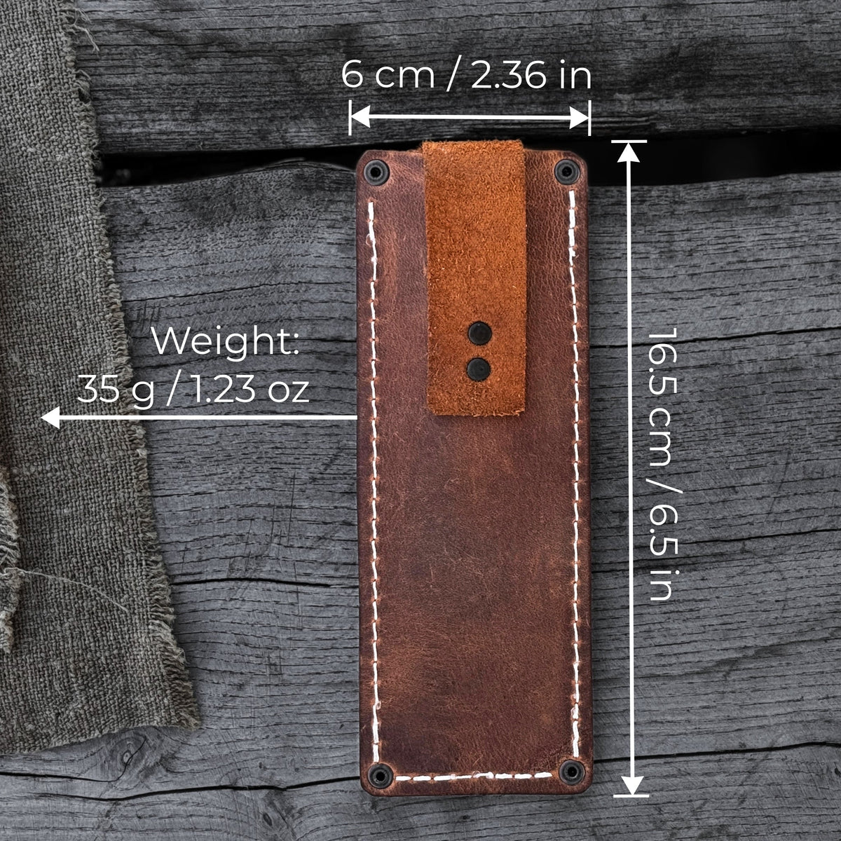 Universal Leather Sheath for Small Knives - leather sheath for EDC outdoor knives | Relic & Reel