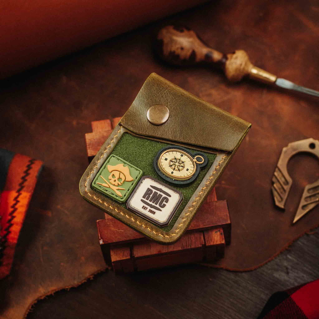 Voyager v2 – Leather Velcro Patch Wallet | Pirate Goods