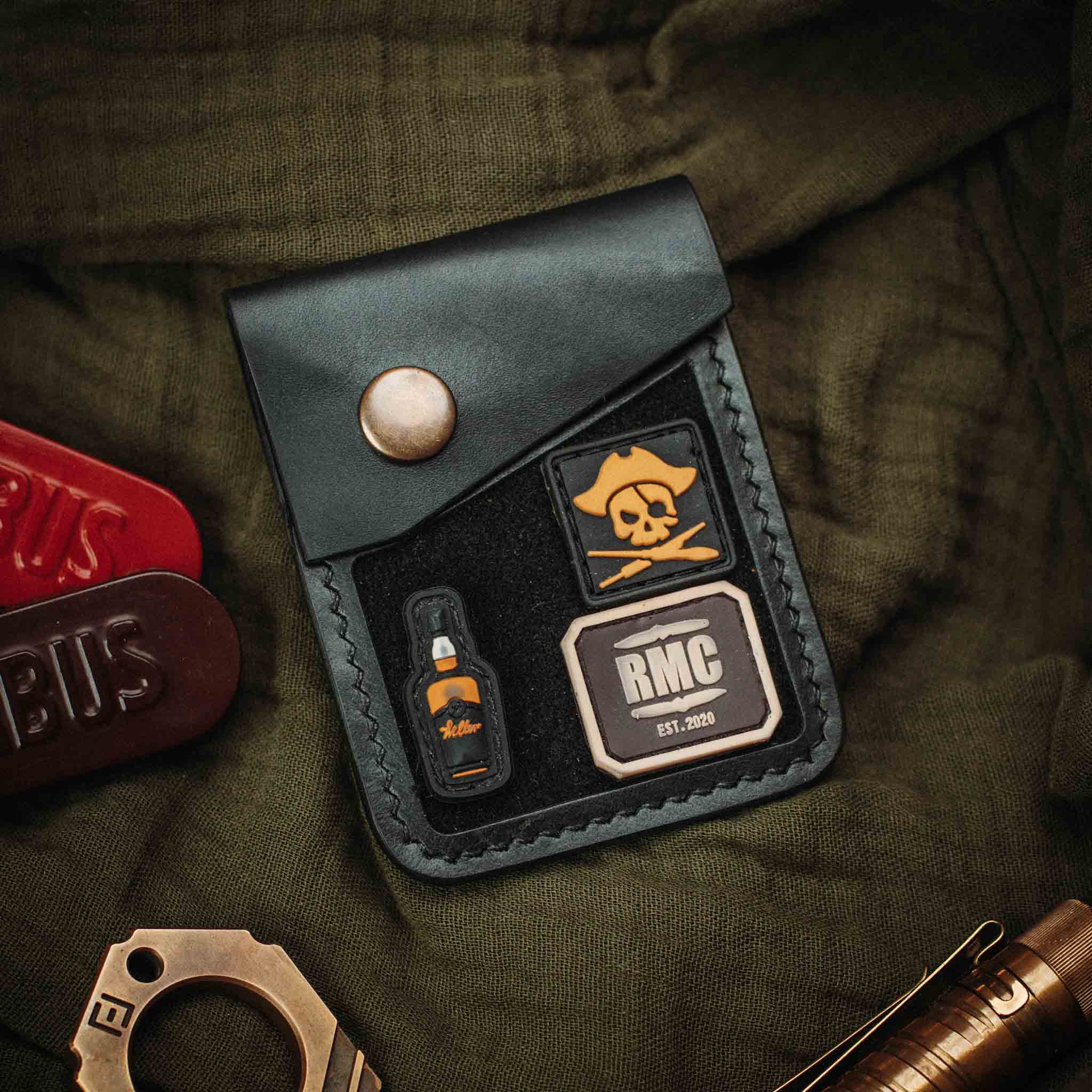 Voyager v2 – Leather Velcro Patch Wallet | Pirate Goods