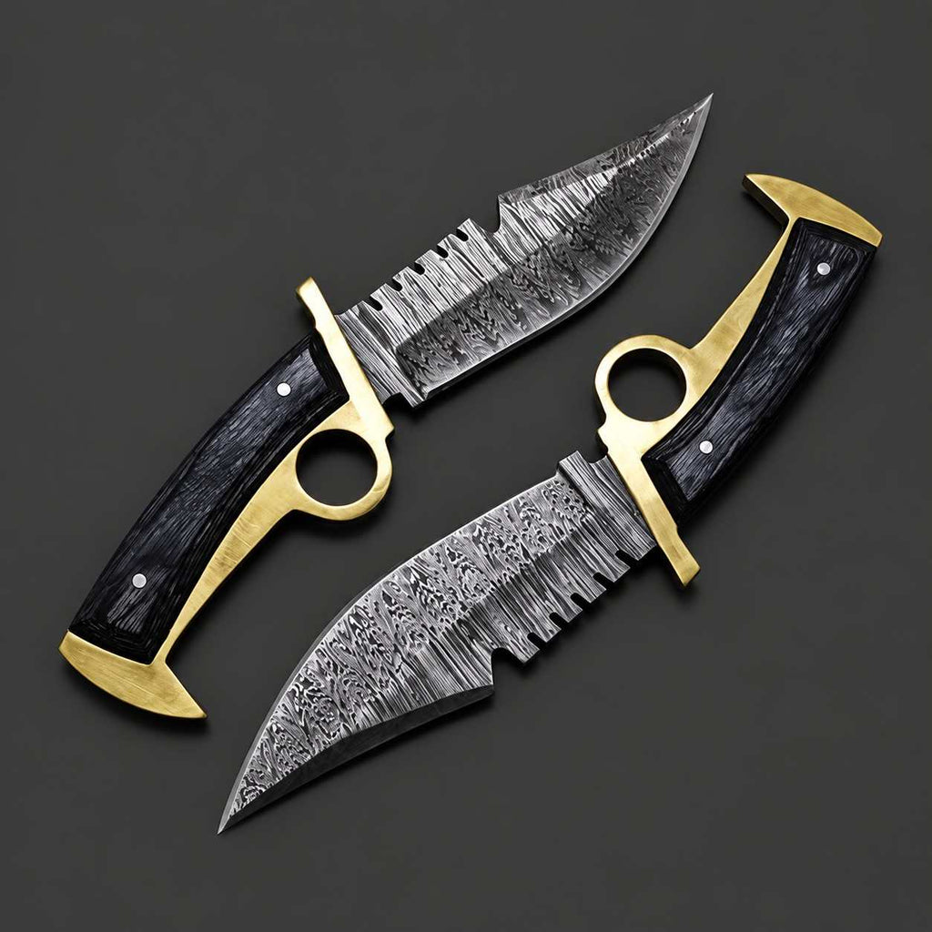 Walking Dead Daryl Dixon Replica Bowie Knife With Leather Sheath