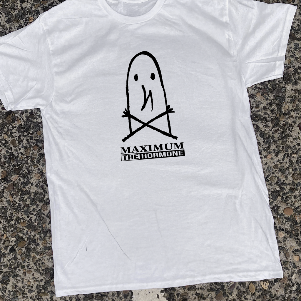 Punpun X Maximum The Hormone' White Vintage Parody Tee