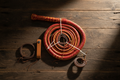 Genuine Cowhide Cowboy Whip – Pink & Tan Leather Bull Whip