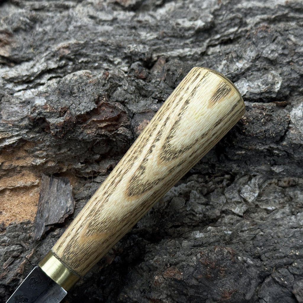 Whittling Sloyd Knife with Leather Sheath, 7.5 cm (2.95 inches)