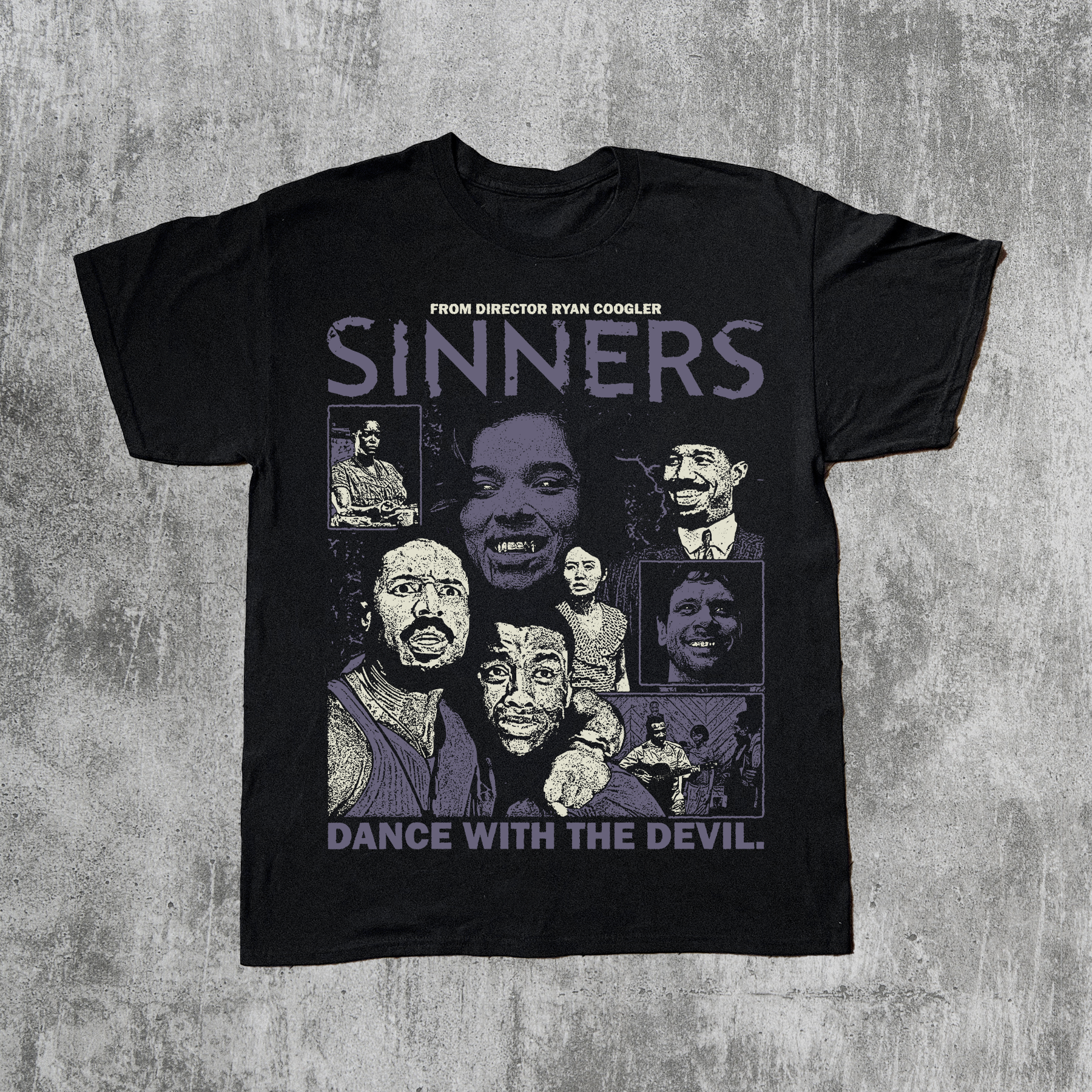 Sinners Black T-Shirt