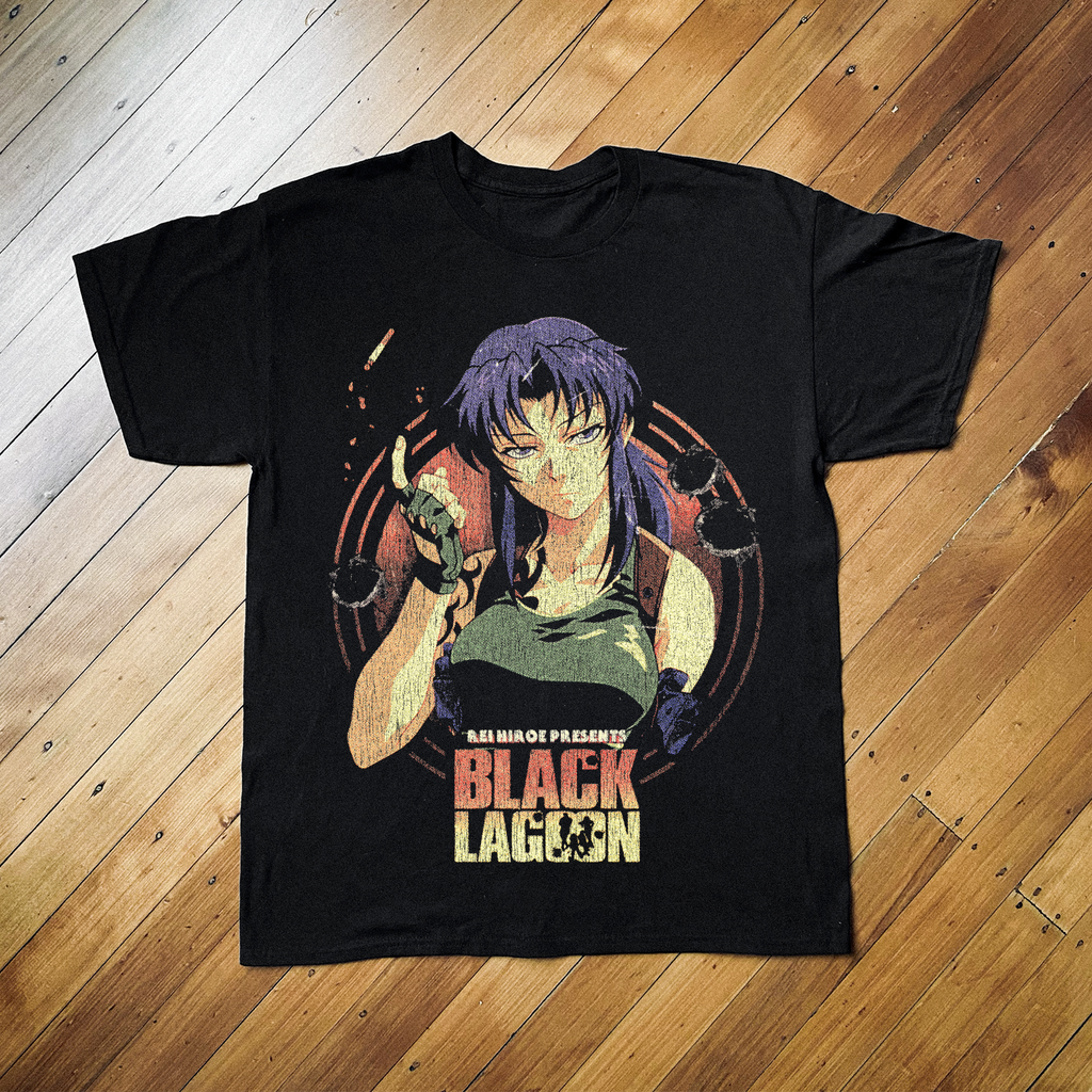 06 Black Lagoon Black T-Shirt