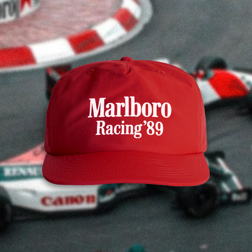 1989 'Marlboro Racing' Red Nylon Hat